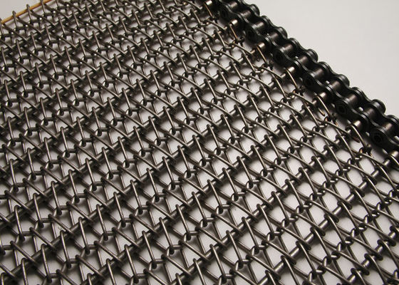 Corrente de aço inoxidável resistente ao calor de alta qualidade da correia de Mesh Bakery Flat Conveyor do fio para a indústria alimentar