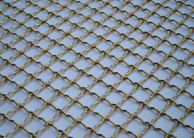Bom preço. Rede de arame frisada bronze usada para a proteção da decoração interior on-line