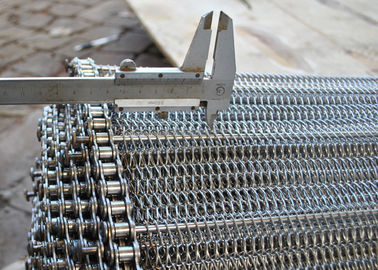 Bom preço. correia transportadora da rede de arame de aço inoxidável de 1.6m, correia transportadora da malha do metal on-line