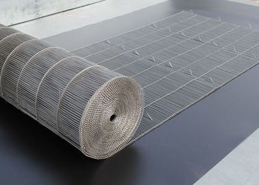 Bom preço. A correia transportadora da malha de aço inoxidável do cabo flexível para a indústria do pão, fácil limpa on-line