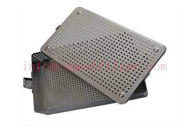 Bom preço. Malha do metal que esteriliza a cesta de aço inoxidável para instrumentos médicos on-line