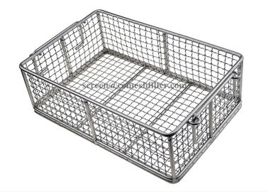 Bom preço. cesta de fio de lustro do metal 316 316L para o armazenamento/o lavagem/que seca on-line