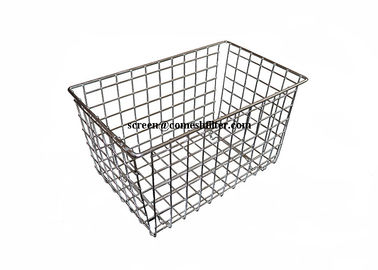 Bom preço. Cesta de fio de lustro do metal soldado do produto comestível com pés para secar on-line