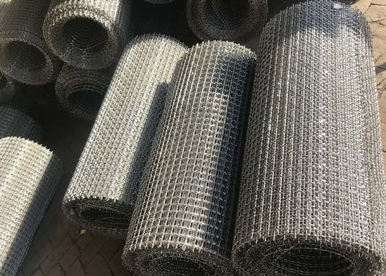 A rede de arame 304 316 de aço inoxidável, dobra a rede de arame frisada para a decoração