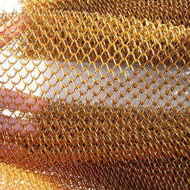 Bom preço. Da forma de aço inoxidável do diamante do ouro malha decorativa do metal para a cortina ou a decoração on-line