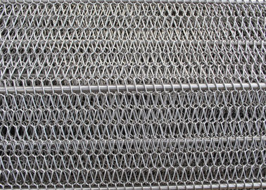 Bom preço. O produto comestível de congelação de peixes espirala correia transportadora conduzida corrente de 2.0mm on-line