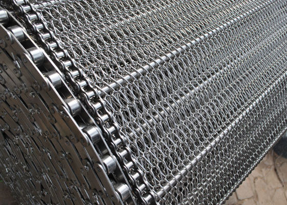 Correia espiral resistente ao calor da malha do transporte do fio do forno de padaria