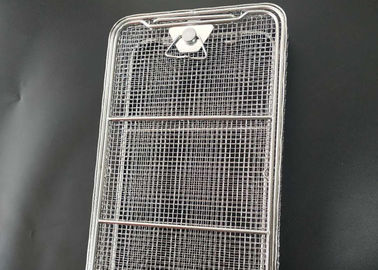 Bom preço. 304 cesta de aço inoxidável médica da malha da esterilização 6mm on-line