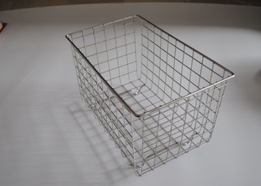 Bom preço. Cesta de aço inoxidável do armazenamento do metal 304 para a esterilização médica on-line