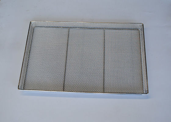 Bom preço. Serviço de cozimento que seca o fio Mesh Tray With Handle de 40cm on-line