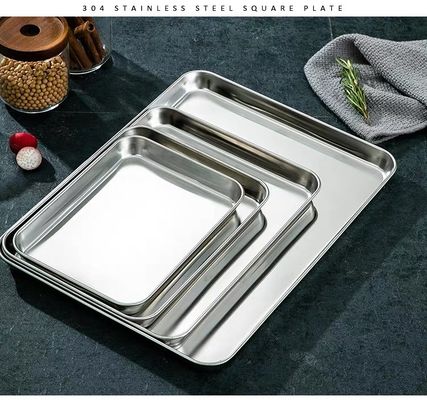 304 1.5mm de aço inoxidável perfurou Tray For Cooking de cozimento