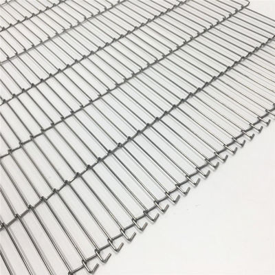 O fio liso Mesh Flex Belt do transporte de aço inoxidável da relação de Oven Ladder Chain da pizza para o chocolate revista, 304 316