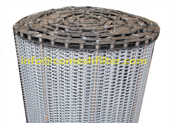 Bom preço. Metal galvanizado de alta temperatura Mesh Conveyor Chain Driven Belt do aço carbono para a secagem da madeira do forno on-line