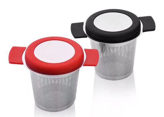 O silicone Sus430 segura o chá fino extra Infuser de 100x65mm