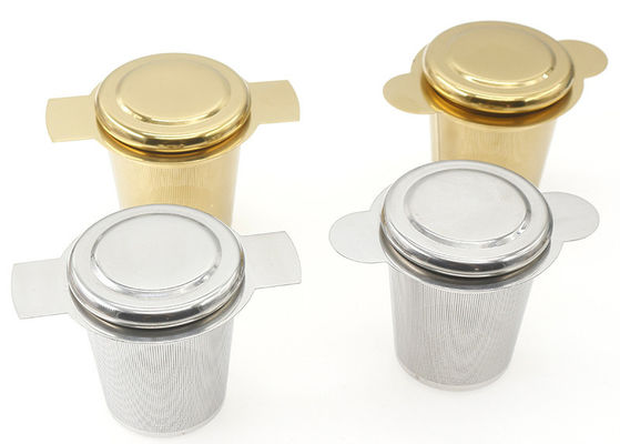 Bom preço. 304 higiênicos Mesh Tea Infuser With Lid de aço inoxidável e punhos on-line