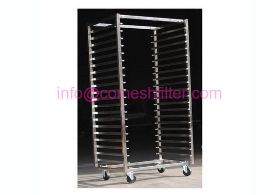 Bom preço. Trole da cremalheira de Mesh Trays Fda Stainless Steel da secagem das rodas on-line