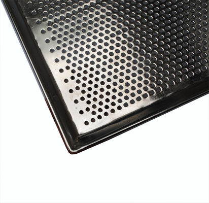 bandeja perfurada de aço inoxidável de cozimento do alimento 0.8mm da polegada 18x26