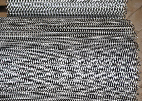 Fio de aço inoxidável Mesh Conveyor Belt da máquina de secagem 1.0mm da alga