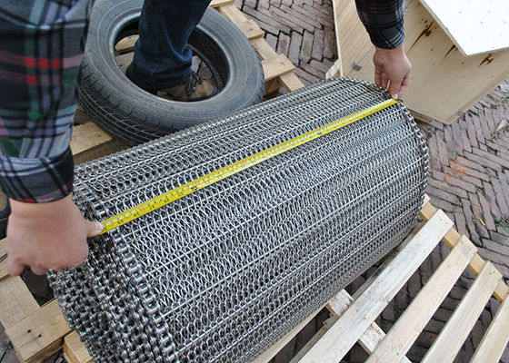 Bom preço. Corrente Mesh Conveyor Belt For Drying de FDA da largura da indústria alimentar 0.2m on-line