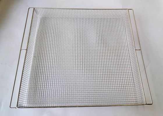 Bandeja de cozimento inoxidável da polegada do furo 18x26 da malha 2mm da grade do assado do Oem