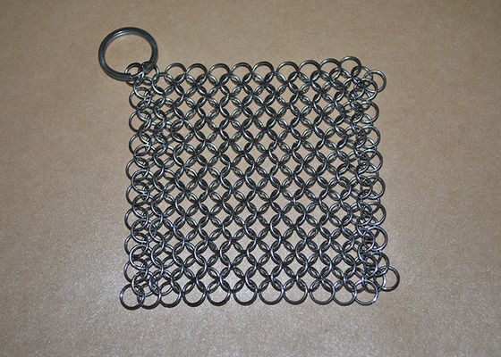 Bom preço. A cozinha 4x4 avança o líquido de limpeza de aço inoxidável do ferro fundido de Chainmail on-line