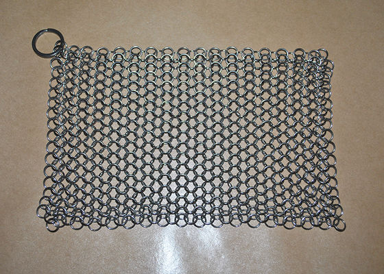 Bom preço. 6x8 avança o purificador de aço inoxidável de Chainmail, líquido de limpeza do ferro fundido da corrente on-line