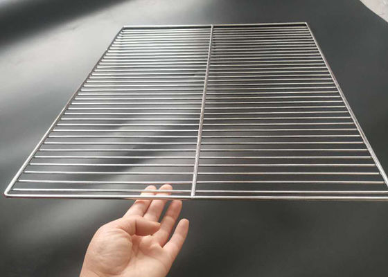 fio de aço inoxidável Mesh Oven Tray de 530mm x de 325mm 304 FDA