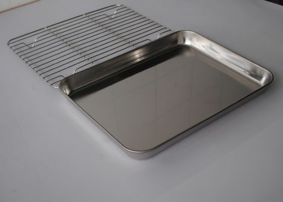 O aço carbono personaliza a espessura de Mesh Tray 0.8mm do fio do produto comestível L60cm