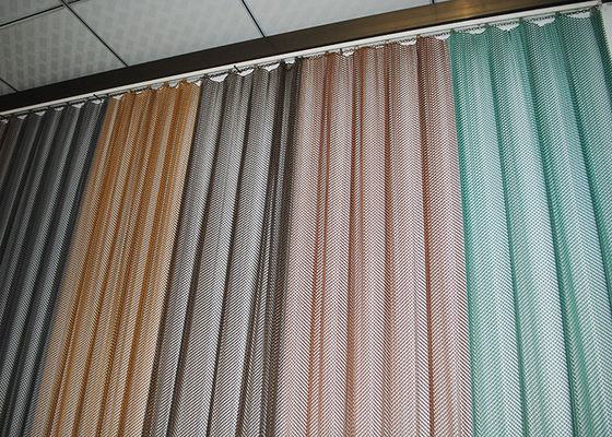 Bom preço. O GV personalizou a cortina da bobina do metal da liga de alumínio para Mesh Curtain on-line