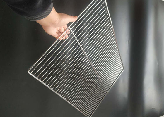 fio de aço inoxidável de secagem Mesh Tray dos frutos 5mm de 58x78cm