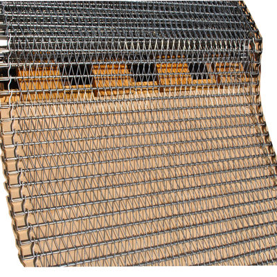 201 resistência Oven Spiral Conveyor Belt de alta temperatura