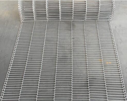 316 plano de aço inoxidável de alta temperatura Flex Conveyor Belt