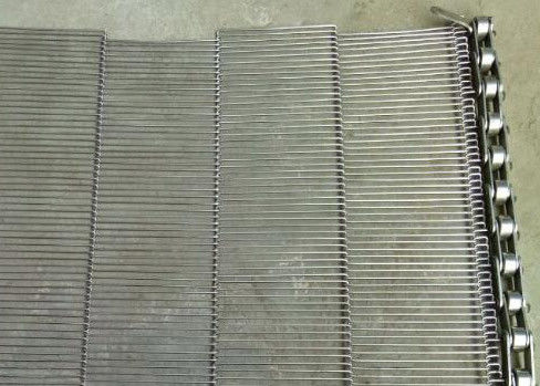 Correia lisa de Flex Chocolate Chain Mesh Conveyor não tóxica