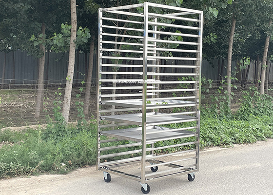 Bom preço. Trole de aço inoxidável da padaria do produto comestível 304 com 16 18 32 camadas on-line