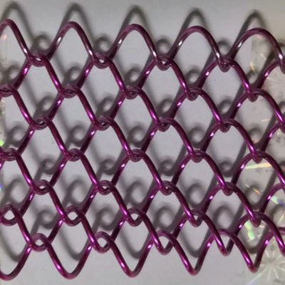 Teto suspendido de Mesh For Wall Panels And do fio decorativo do aço carbono 3*3mm