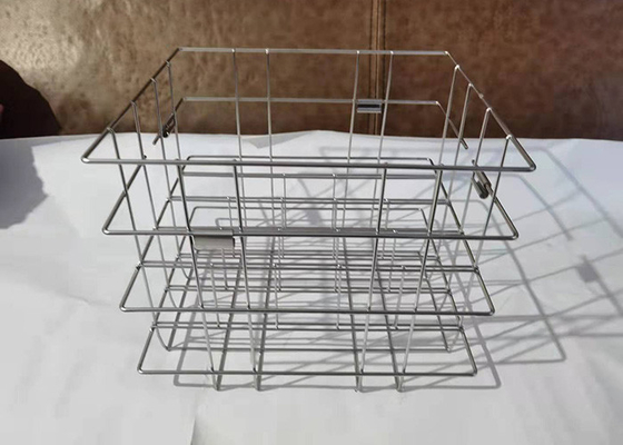 Bom preço. A resistência térmica 304 indústrias de aço inoxidável de Mesh Storage Basket For Medical do fio on-line