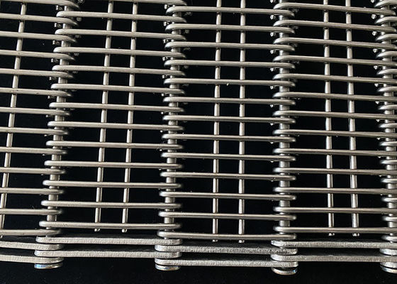 2.0mm 304 inoxidáveis Mesh Conveyor Belt Eye Link de aço